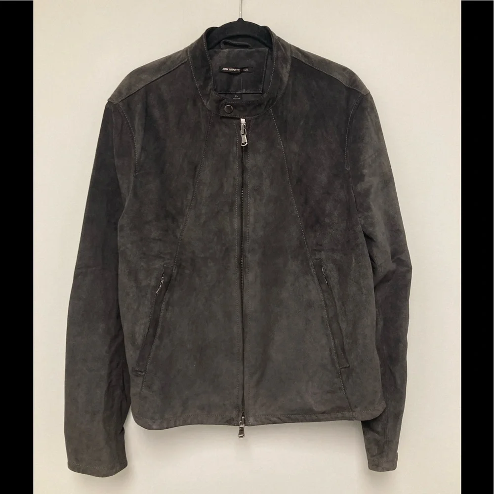John Varvatos James Bond suede Jacket. Size XL - Picture 3 of 7